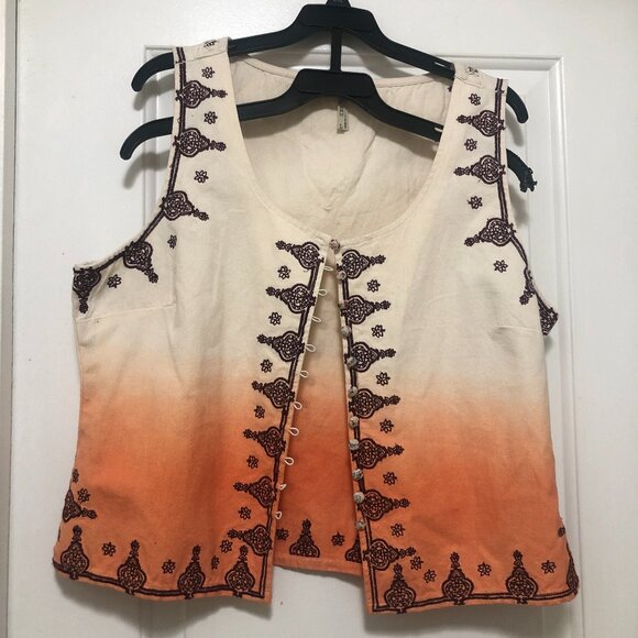 by bke Jackets & Blazers - Women's ombre vest {BKE} made in India Size L